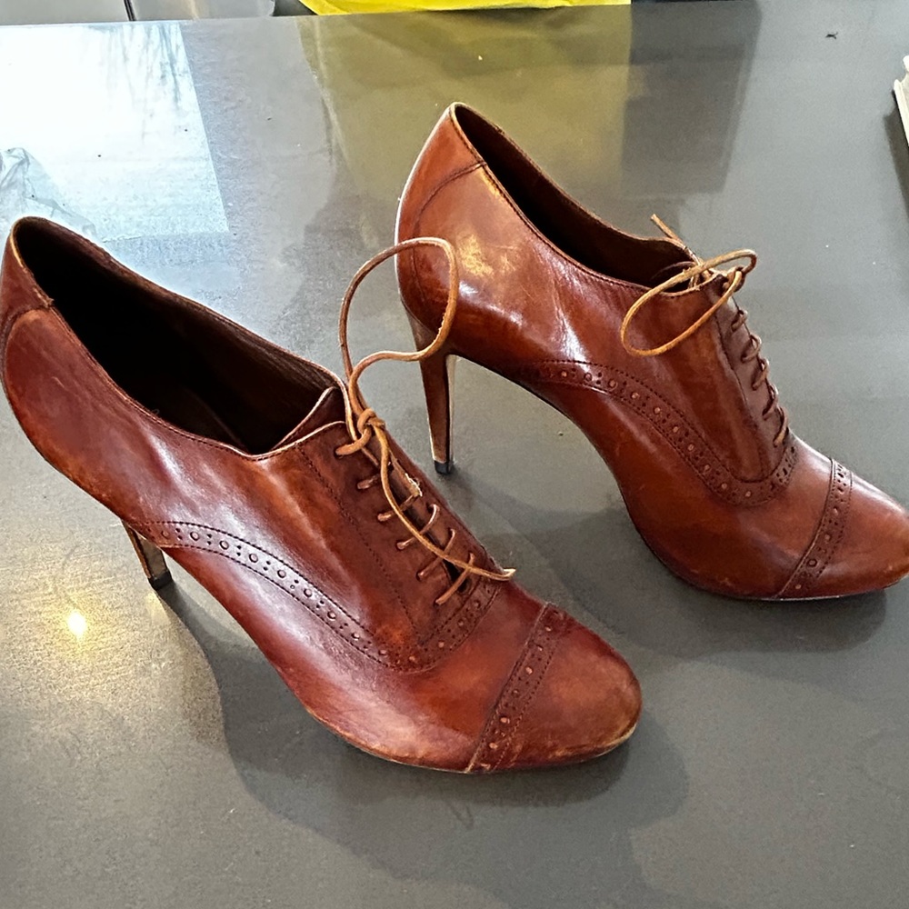 Cole Haan Nike Air leather pumps